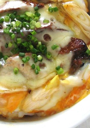 缶詰で作る♪簡単いわしのチーズ柳川丼-レシピのメイン写真