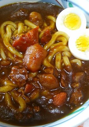残りカレーdeカレーうどん☆☆(⌒‐⌒)-レシピのメイン写真