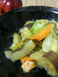 野菜の油みそ炒め-レシピのメイン写真