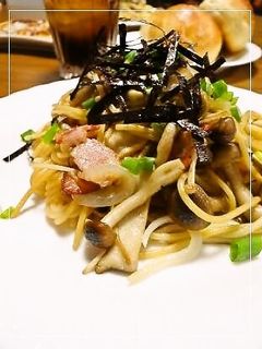 柚子胡椒とバター醤油のきのこパスタ-レシピのメイン写真