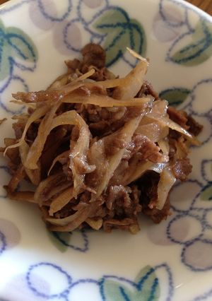 我が家の肉ご飯（牛肉のしぐれ煮）-レシピのメイン写真