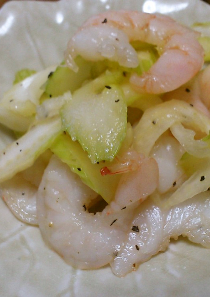 セロリと海老のうまだし和え-レシピのメイン写真
