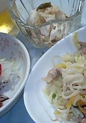 焼きビーフン（08.04.08)-レシピのメイン写真