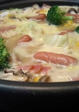 チーズ味噌鍋-レシピのメイン写真