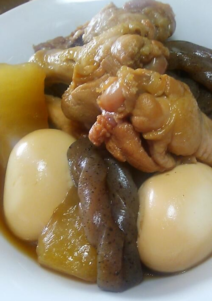 手羽元と玉子と大根の煮物(⌒‐⌒)-レシピのメイン写真