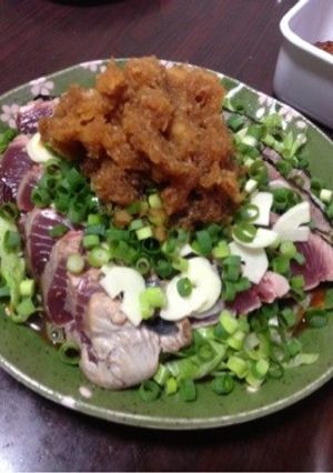 鰹☆タタキ-レシピのメイン写真