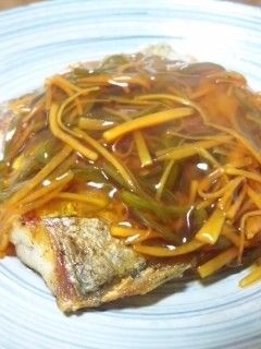レンジで簡単☆太刀魚ムニエルの甘酢あん-レシピのメイン写真