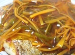 レンジで簡単☆太刀魚ムニエルの甘酢あん-レシピのメイン写真