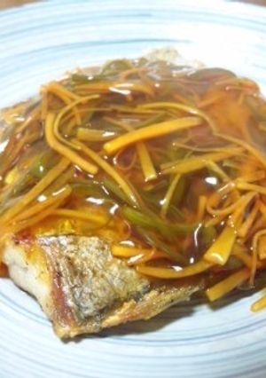 レンジで簡単☆太刀魚ムニエルの甘酢あん-レシピのメイン写真