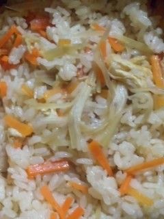 茗荷の炊き込みご飯-レシピのメイン写真