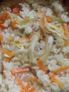 茗荷の炊き込みご飯-レシピのメイン写真
