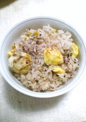 栗入り雑穀飯-レシピのメイン写真
