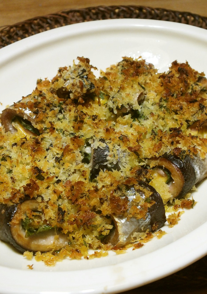 秋刀魚の和風パン粉焼き-レシピのメイン写真