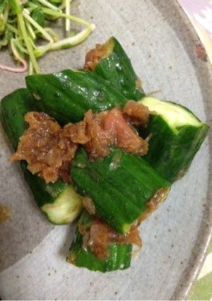 あっという間の梅きゅう-レシピのメイン写真