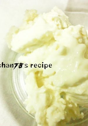 ●○低脂肪乳と黒酢でカッテージチーズ○●-レシピのメイン写真