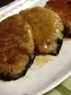 レンコンの磯辺焼き♬-レシピのメイン写真
