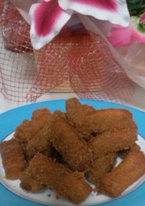 簡単食パンのミミで 揚げパン-レシピのメイン写真