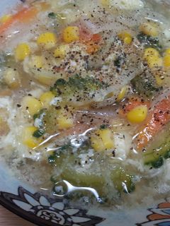 ゴーヤのスパイシー春雨スープ-レシピのメイン写真