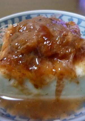 簡単！梅づくし豆腐-レシピのメイン写真
