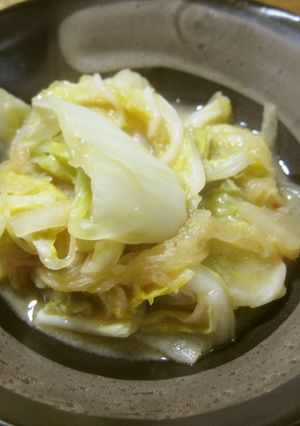 食べなきゃ損！白菜漬けと酒粕の煮物-レシピのメイン写真
