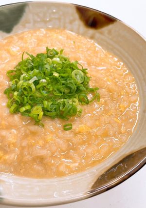 味噌と卵とチーズの おかゆ-レシピのメイン写真