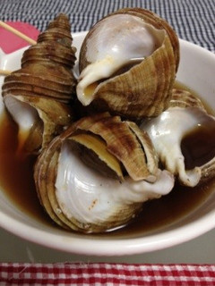 お正月にも!つぶ貝の煮付け-レシピのメイン写真