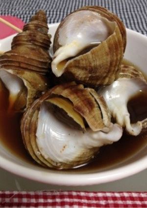 お正月にも！つぶ貝の煮付け-レシピのメイン写真