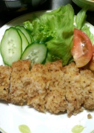 油で揚げずにオーブンでとんかつ(^_^)-レシピのメイン写真