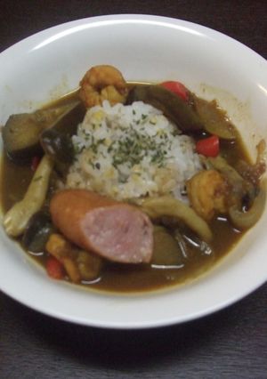 野菜＆シュリンプカレー-レシピのメイン写真