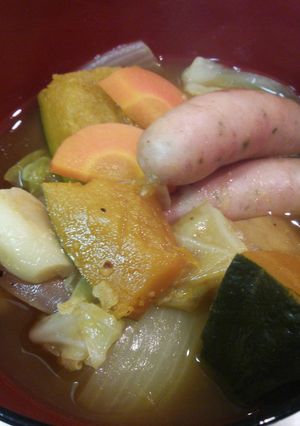 かぼちゃと安納芋のゴロゴロカレースープ-レシピのメイン写真