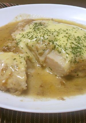 鶏胸肉のチーズソース-レシピのメイン写真