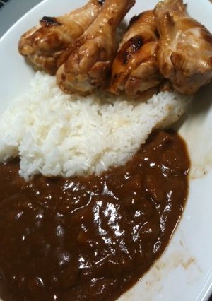 がっつり、男の手羽元チキンカレー-レシピのメイン写真