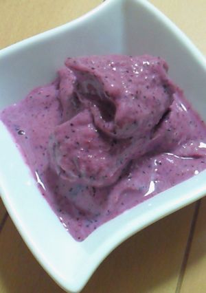 食べるブルーベリースムージー-レシピのメイン写真