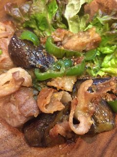 茄子と豚肉の味噌炒め。-レシピのメイン写真