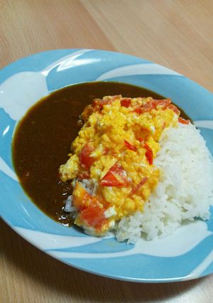 トマチースクランブルエッグのカレー-レシピのメイン写真