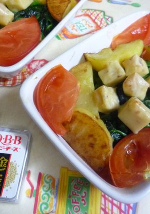 金ごま入りベビーチーズのホットサラダ♫-レシピのメイン写真