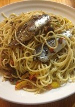 我が家のイワシのパスタ-レシピのメイン写真