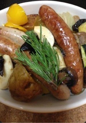 ソーセージと野菜のグリル-レシピのメイン写真