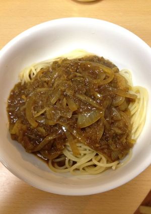 おやじ犬のお手軽ゴーヤカレーパスタ-レシピのメイン写真