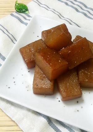 ノンオイル♪すし酢で簡単ピリ辛こんにゃく-レシピのメイン写真