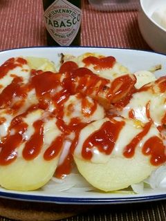 玉ねぎとジャガイモのとろーりチーズ焼き-レシピのメイン写真