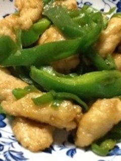 鶏とピーマンのオイスターソース炒め-レシピのメイン写真