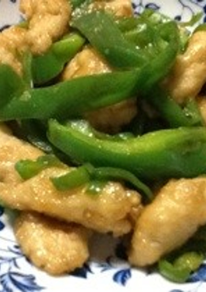 鶏とピーマンのオイスターソース炒め-レシピのメイン写真