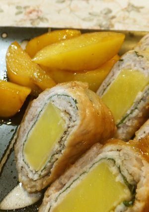 肉巻き大葉ポテト♪バター醤油味☆-レシピのメイン写真