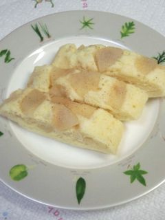 HM☆ルクエで簡単たっぷり梨のケーキ-レシピのメイン写真