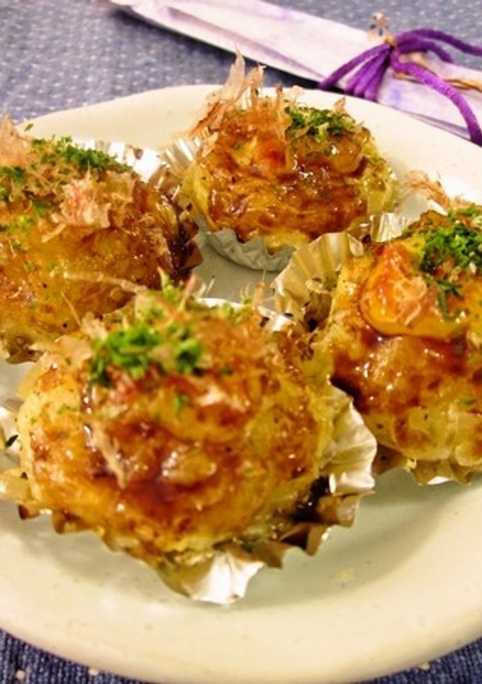 じゃが芋餅のたこ焼き風♫-レシピのメイン写真