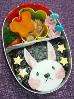 キャラ弁*簡単うさぎ弁当*-レシピのメイン写真