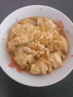 鶏肉と豆腐の卵とじ-レシピのメイン写真