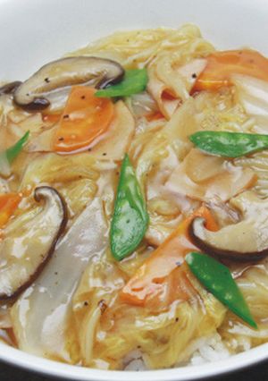 白菜の中華風あんかけ丼-レシピのメイン写真