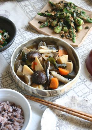 噛むご飯。【高野豆腐と根菜の煮物】-レシピのメイン写真